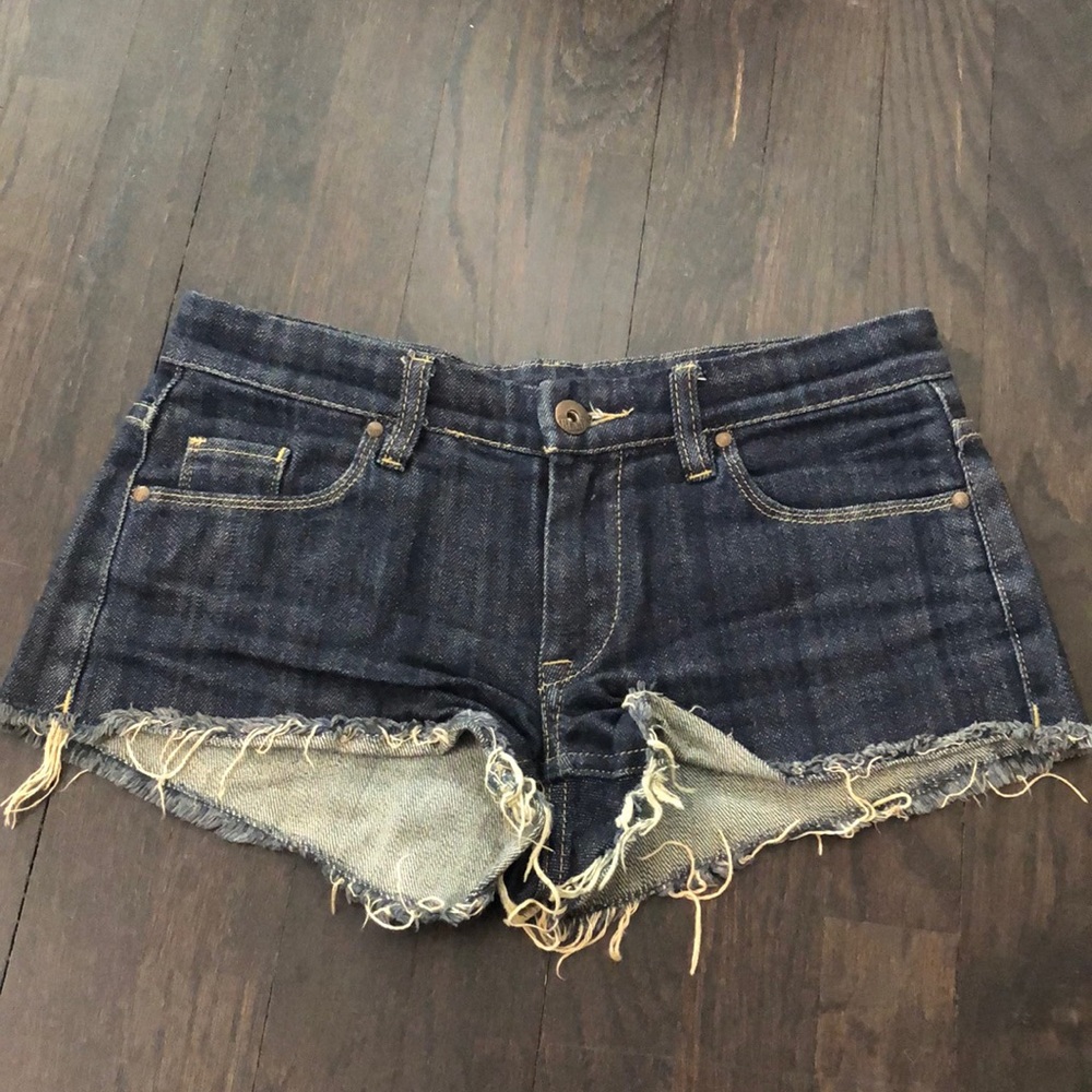 Blank jean shorts with studs